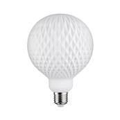 White Lampion Filament 230 V Globe LED E27 230V 400lm 4,3W 3000K gradable Blanc