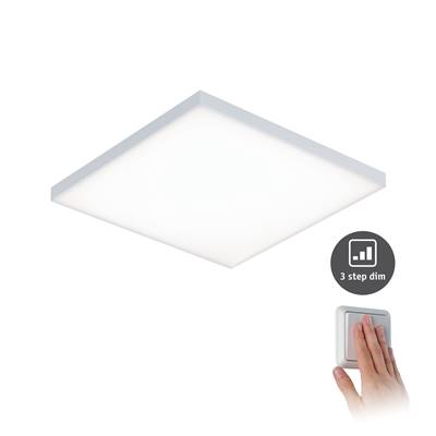 Panneau LED PAULMANN Velora gradable 295x 295mm 16,8W Blanc dépoli 230V Métal -