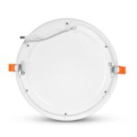 Dalle Plafonnier Blanc LED ronde 18W Blanc neutre 4000K 1660 lm 225 mm.