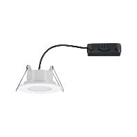 10 x Spots LED encastrables blanc neutre Calla dimmable 220V 6,5W IP65 PAULMANN