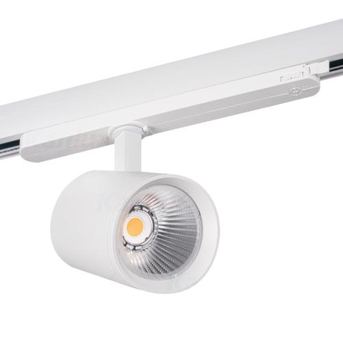 Spot LED 30W 940 pour rail triphasé blanc