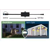 PAULMANN Outdoor Park & Light Adapter 24V-12V IP67 24V Plug & Shine - 94550