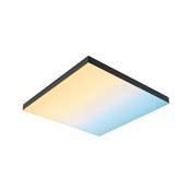 Panneau LED PAULMANN Velora Rainbow 450x450mm 19W dynamic RGBW noir 230V Métal -