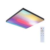 Panneau LED PAULMANN Velora Rainbow 450x450mm 19W dynamic RGBW noir 230V Métal -