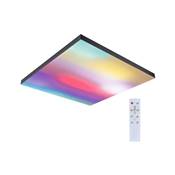 Panneau LED PAULMANN Velora Rainbow 595x595mm 31W dynamic RGBW noir 230V Métal -