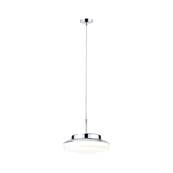 Luminaire en suspension LED Luena IP44  11,5W Verre, Chrome