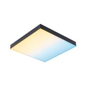 Panneau LED PAULMANN Velora Rainbow 295x295mm 13,2W dynamic RGBW noir 230V Métal