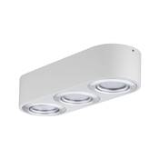 Plafonnier PAULMANN Argun LED 3x4,8W Blanc Alu brossé 230 V, métal - 79710