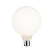 White Lampion Filament 230 V Globe LED E27 230V 400lm 4,3W 3000K gradable Blanc