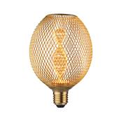 Metallic Glow Standard 230 V Globe LED Helix E27 230V 130lm 3,5W 1800K  Laiton