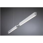 Suspension PAULMANN Aptare ZB grad LED 1x18W Alu brossé 230 V, métal - 79815