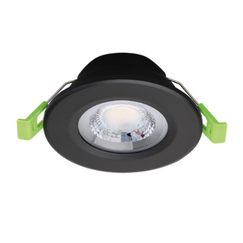 Spot LED RT2012 noir IP65 recouvrable isolant 6W CCT connexion rapide dimmable