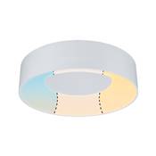 Plafonnier PAULMANN Casca IP44 LED WhiteSwitch 300mm Blc 230V Mét/syn - 93024