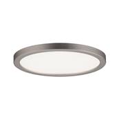 Panneau encastré LED Areo IP23 rond 8 W 3000 K Nickel mat