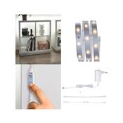 Kit Comfort PAULMANN MaxLED 250 étagère 1m Bc chd 2700K IP20 24V Argent - 78895