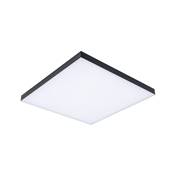 Panneau LED PAULMANN Velora Rainbow 450x450mm 19W dynamic RGBW noir 230V Métal -